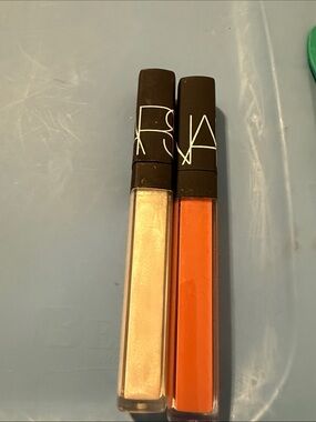 NARS Lip Gloss Pair in Gold Pearl & Bright Orange